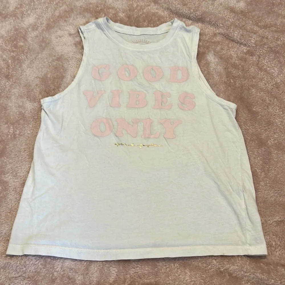 Spiritual Gangster Good Vibes Only muscle tank